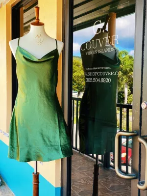 Satin Mini Dress