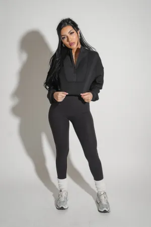 Sausalito Half-Zip - Black