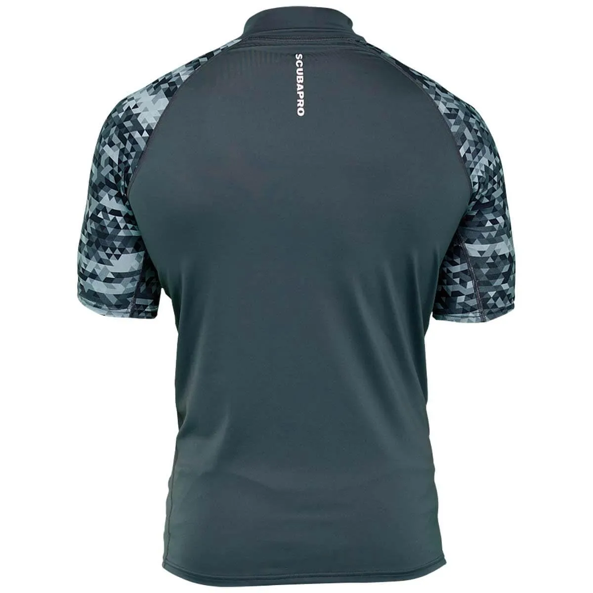 SCUBAPRO Men's UPF50 Short-Sleeve Rash Guard, XL, Graphite