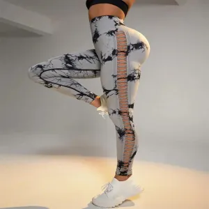 Seamless Leggings with Side Mesh