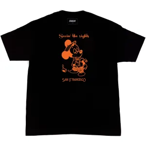 SEEIN THE SIGHTS TEE BLACK