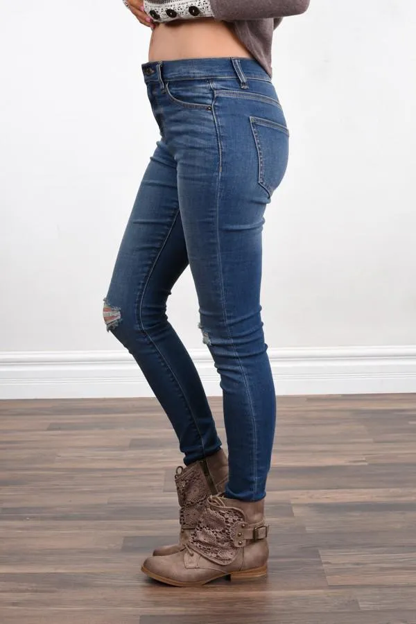 Serenity Skinny Distressed Jeans