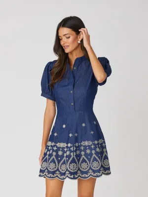 Shoshanna - Ellena Denim Dress (Final Sale)