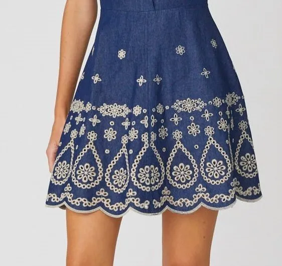 Shoshanna - Ellena Denim Dress (Final Sale)