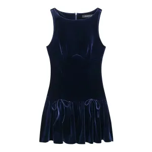 Sleeveless Gathered Hem Sundress