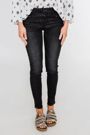 Sneak Peek Vintage Black Jeans- Josie Wash