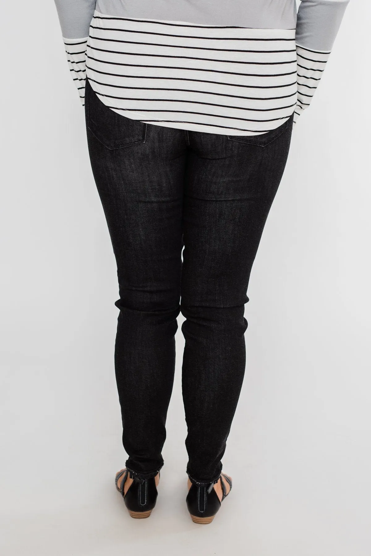 Sneak Peek Vintage Black Jeans- Josie Wash