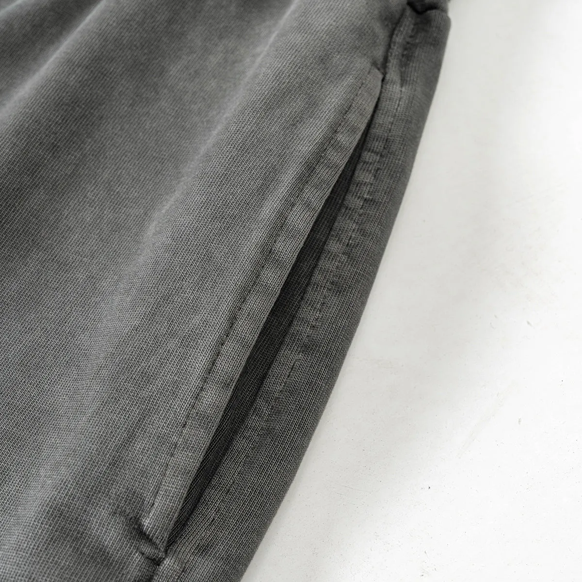 Solid Color Washed Cargo Sweatpants