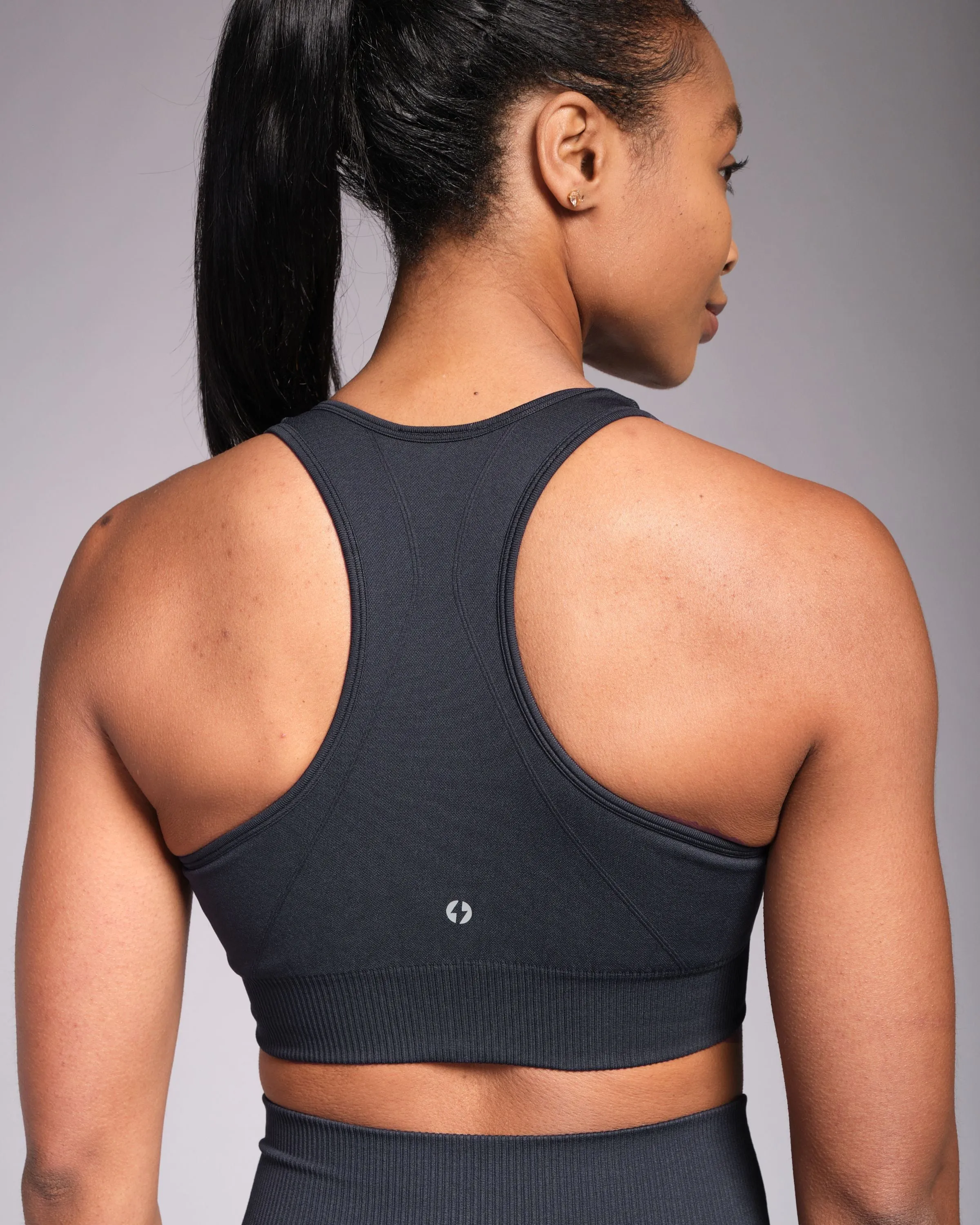 SOLID Seamless Sports Bra Outerspace Navy