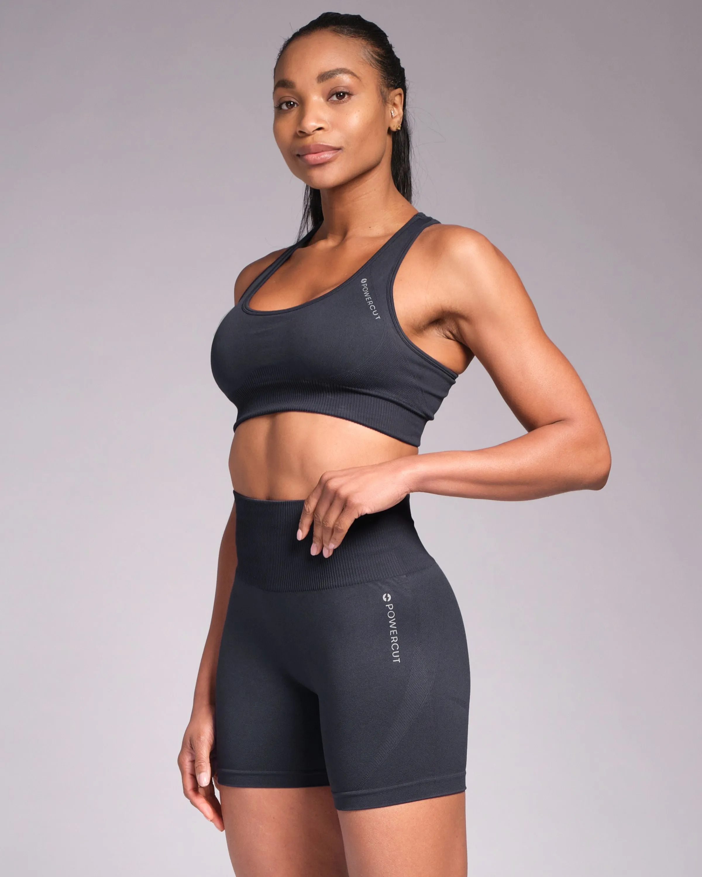 SOLID Seamless Sports Bra Outerspace Navy