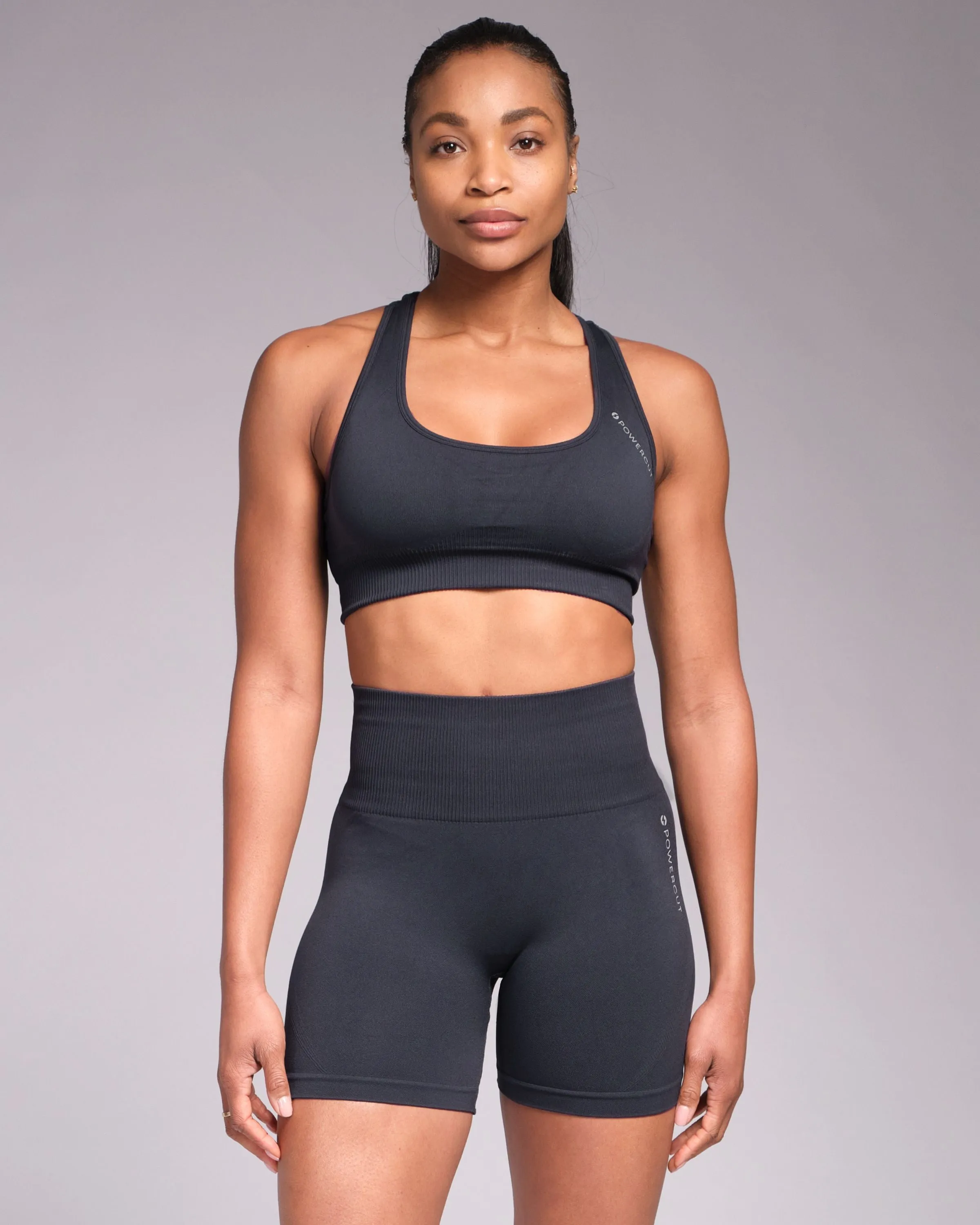 SOLID Seamless Sports Bra Outerspace Navy