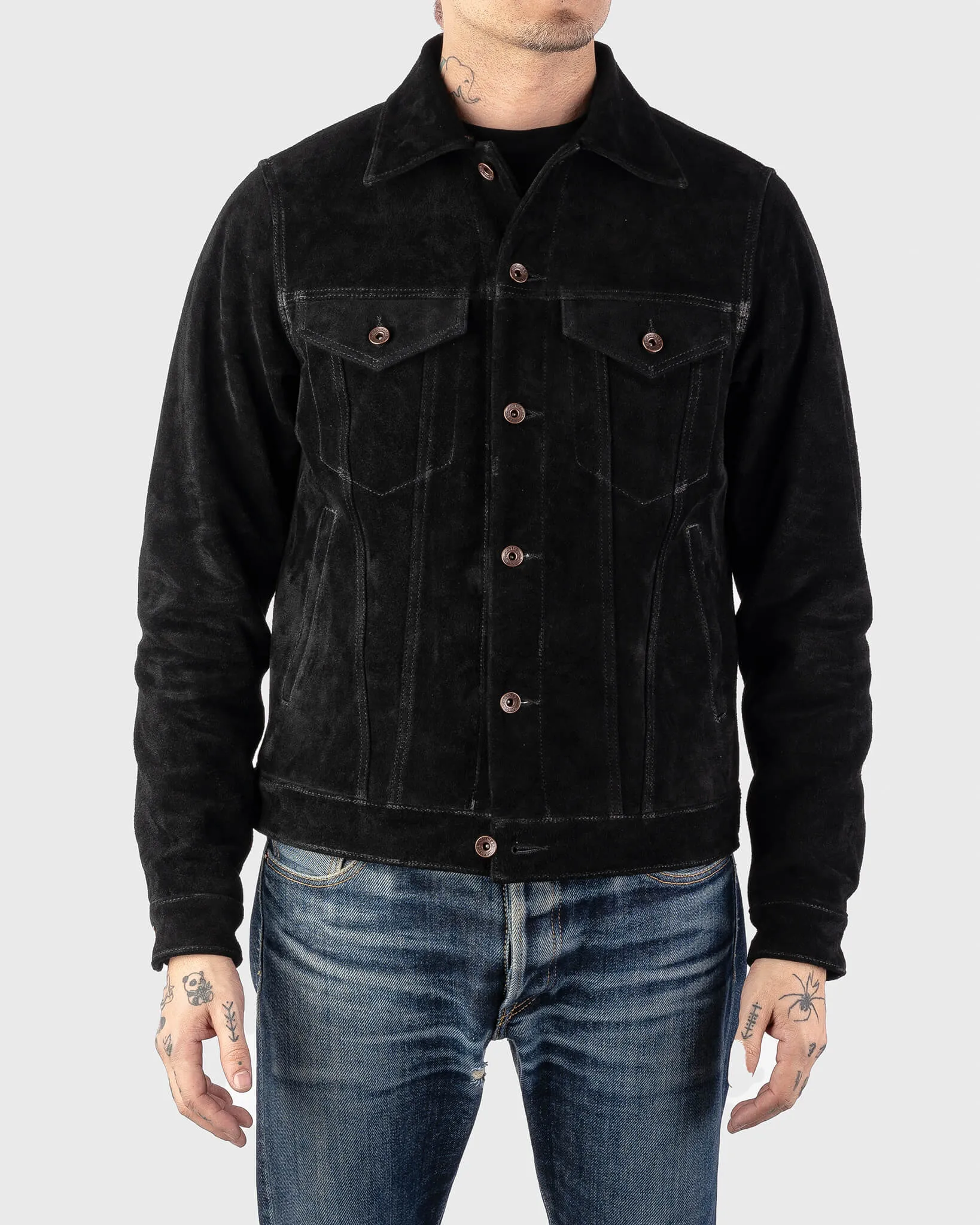 Split Steer Modified Type III Jacket - Black