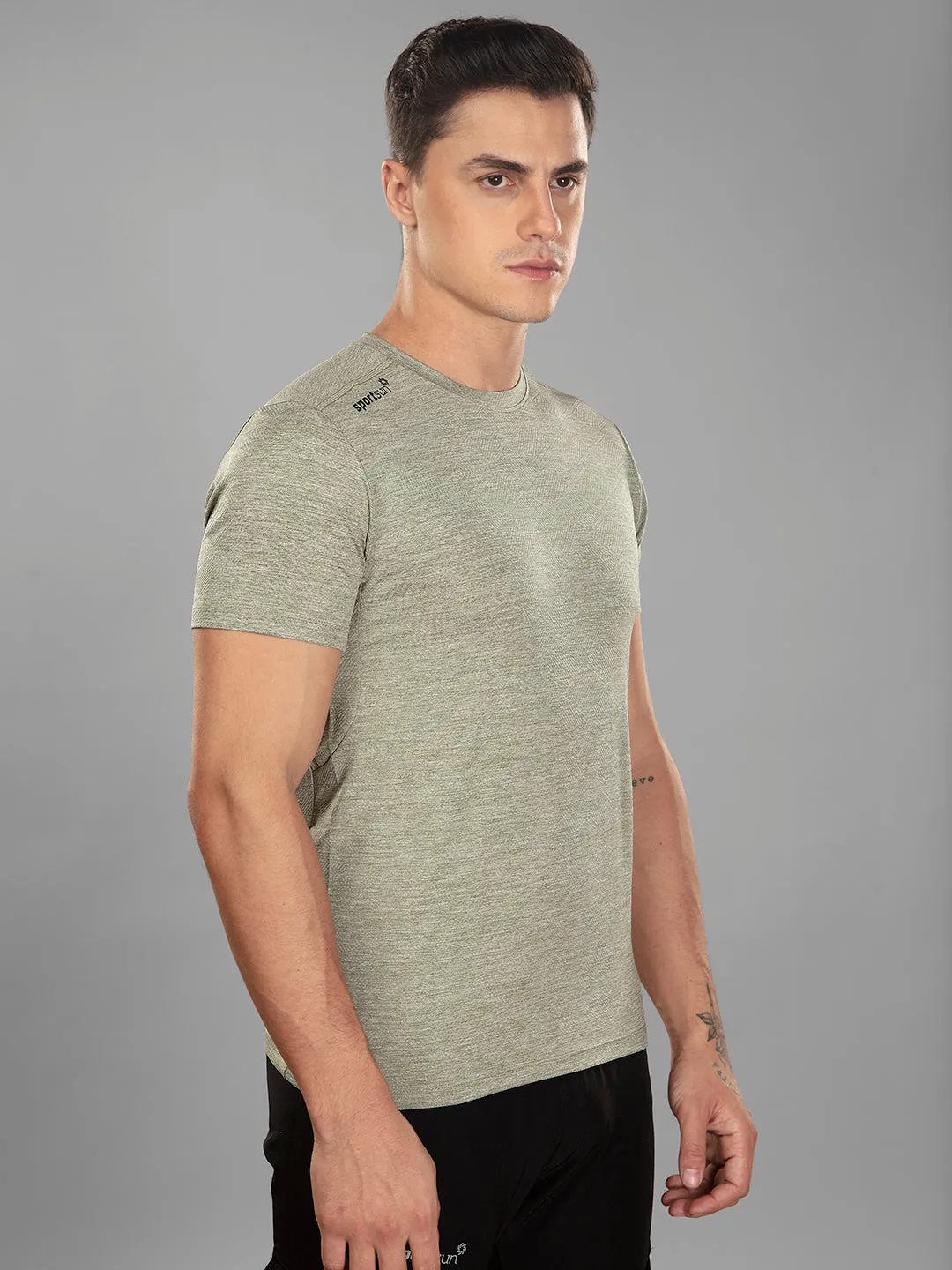 Sport Sun Playcool Pro Round Neck Pista T Shirt