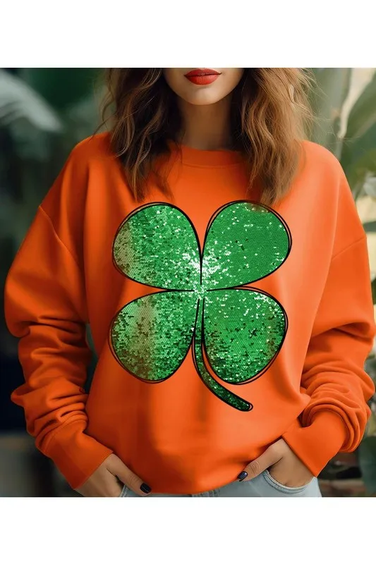 St Patricks Day Graphic Fleece Sweatshirts