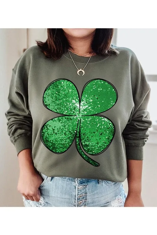 St Patricks Day Graphic Fleece Sweatshirts