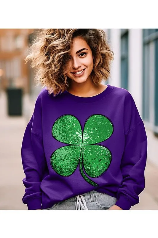 St Patricks Day Graphic Fleece Sweatshirts