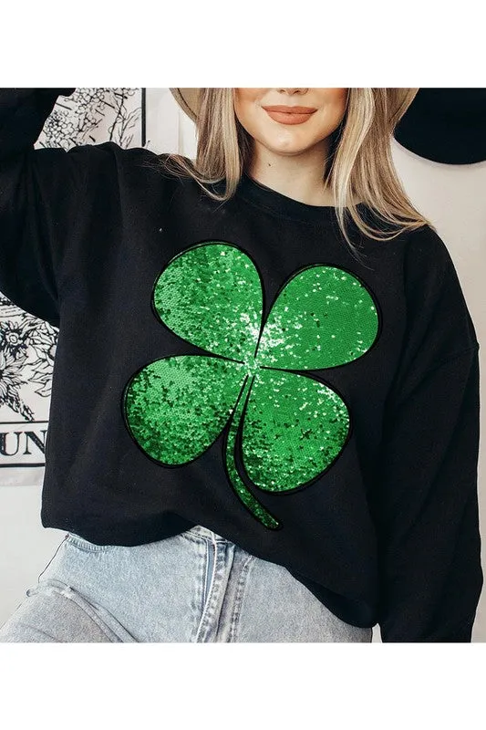 St Patricks Day Graphic Fleece Sweatshirts