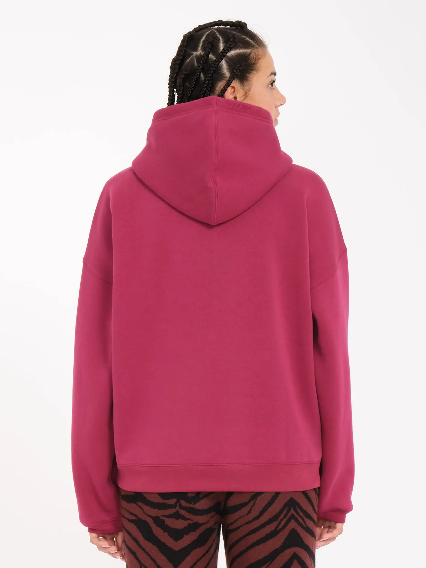Stone Heart Ii Hoodie - WINE