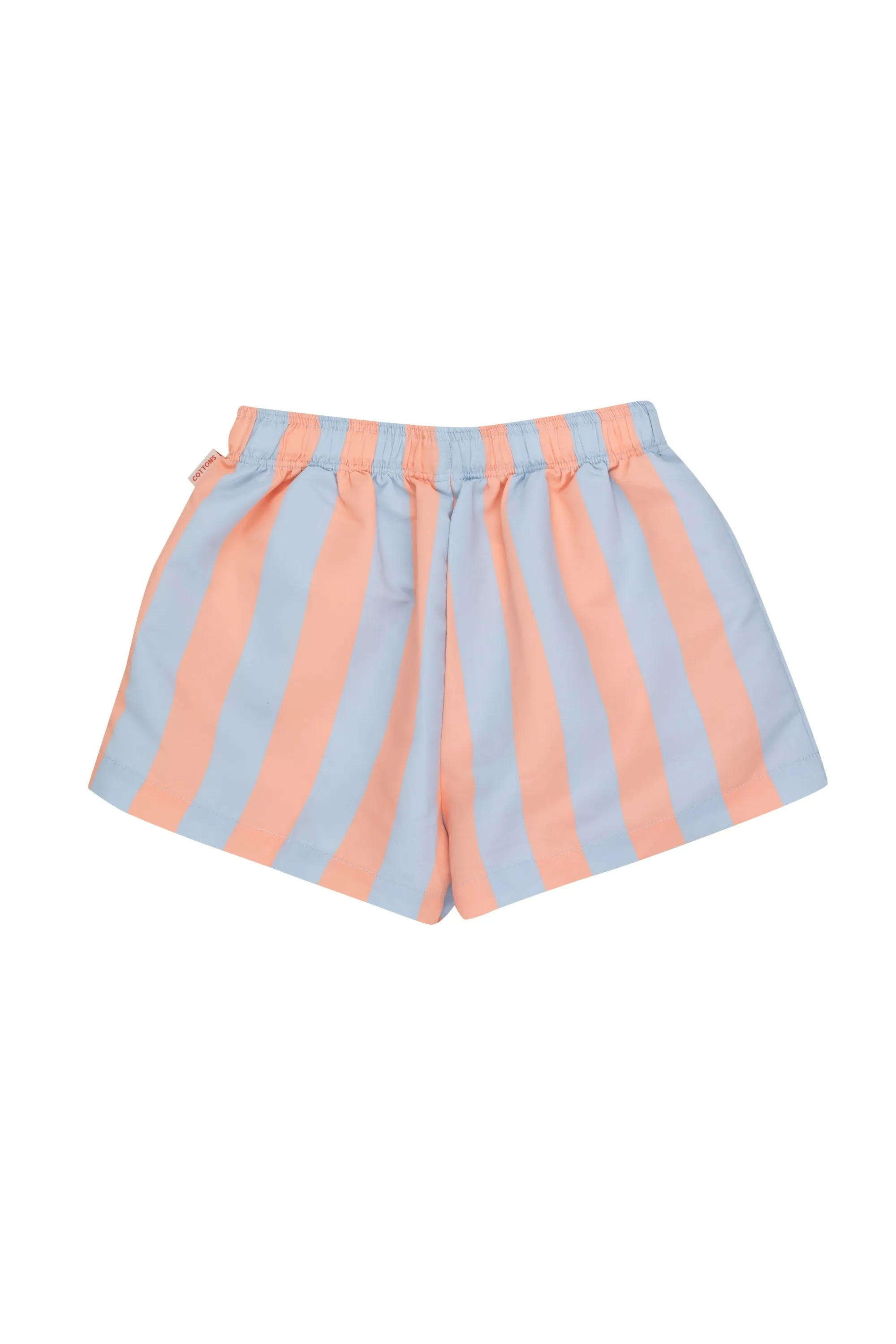 Stripes Trunks, Bluegrey/Papaya