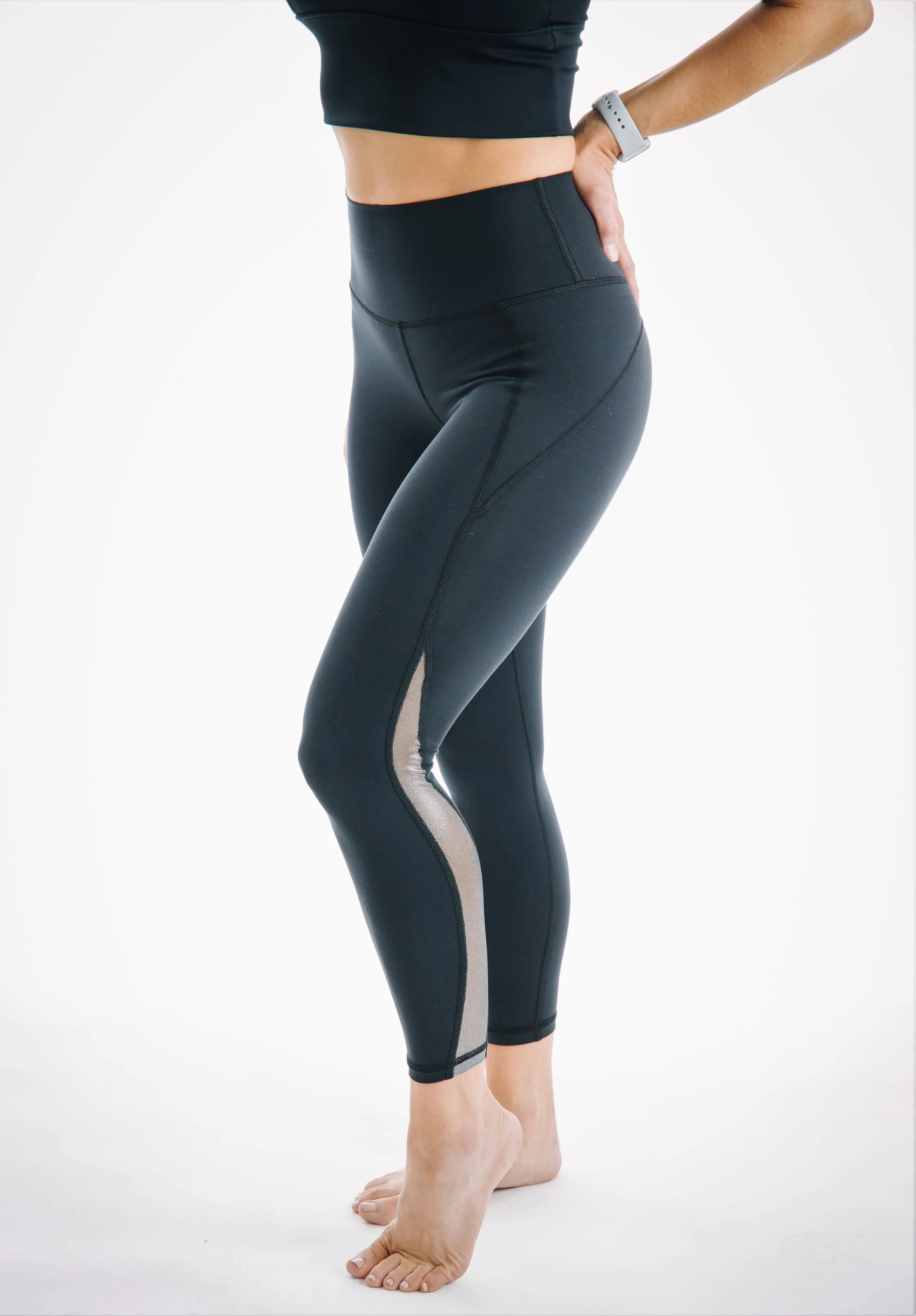 Sundance Black High-Waisted Leggings