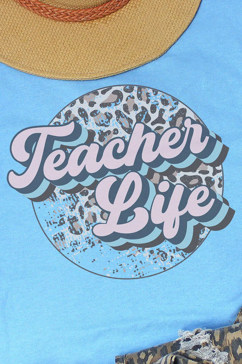 Teacher Life Circle Dri-Power 50/50 Tee