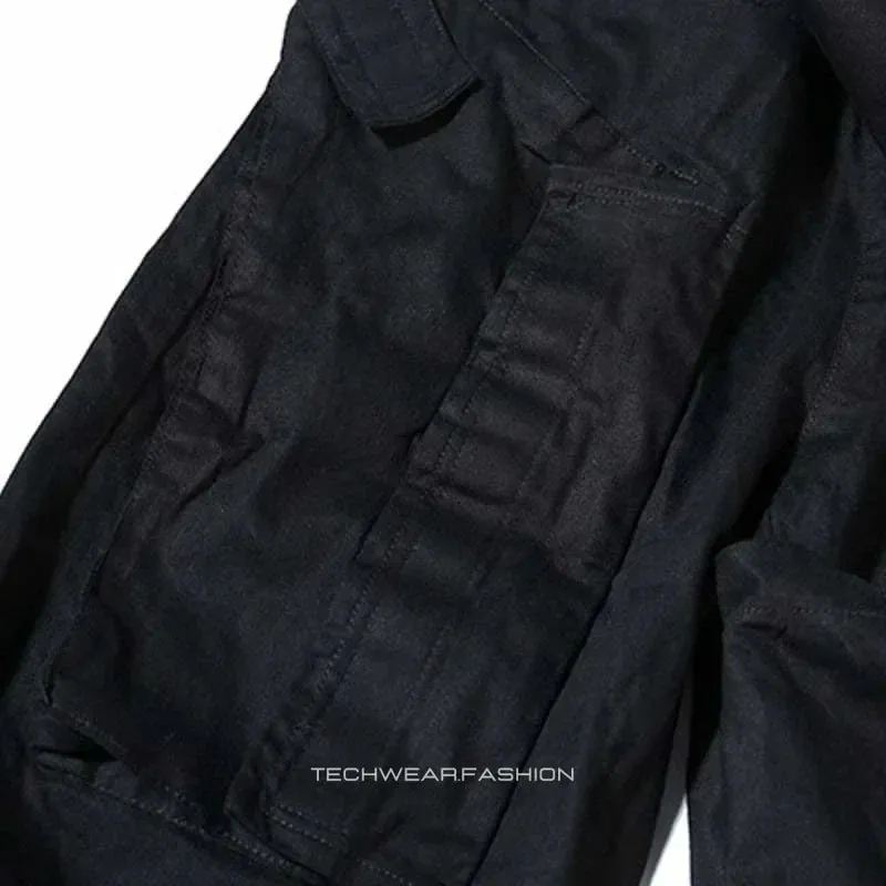 Techwear Drawstring cargo joggers