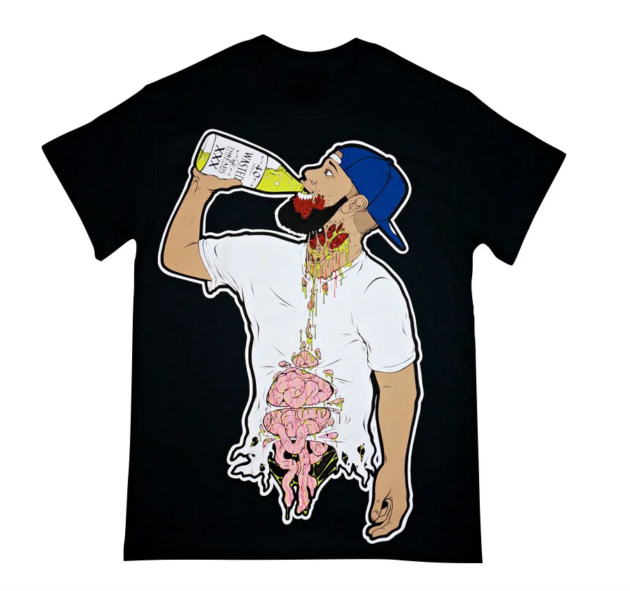 The 40 Ounce  (NEW New) - Black Tee