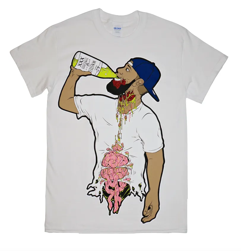 The 40 Ounce - White Tee
