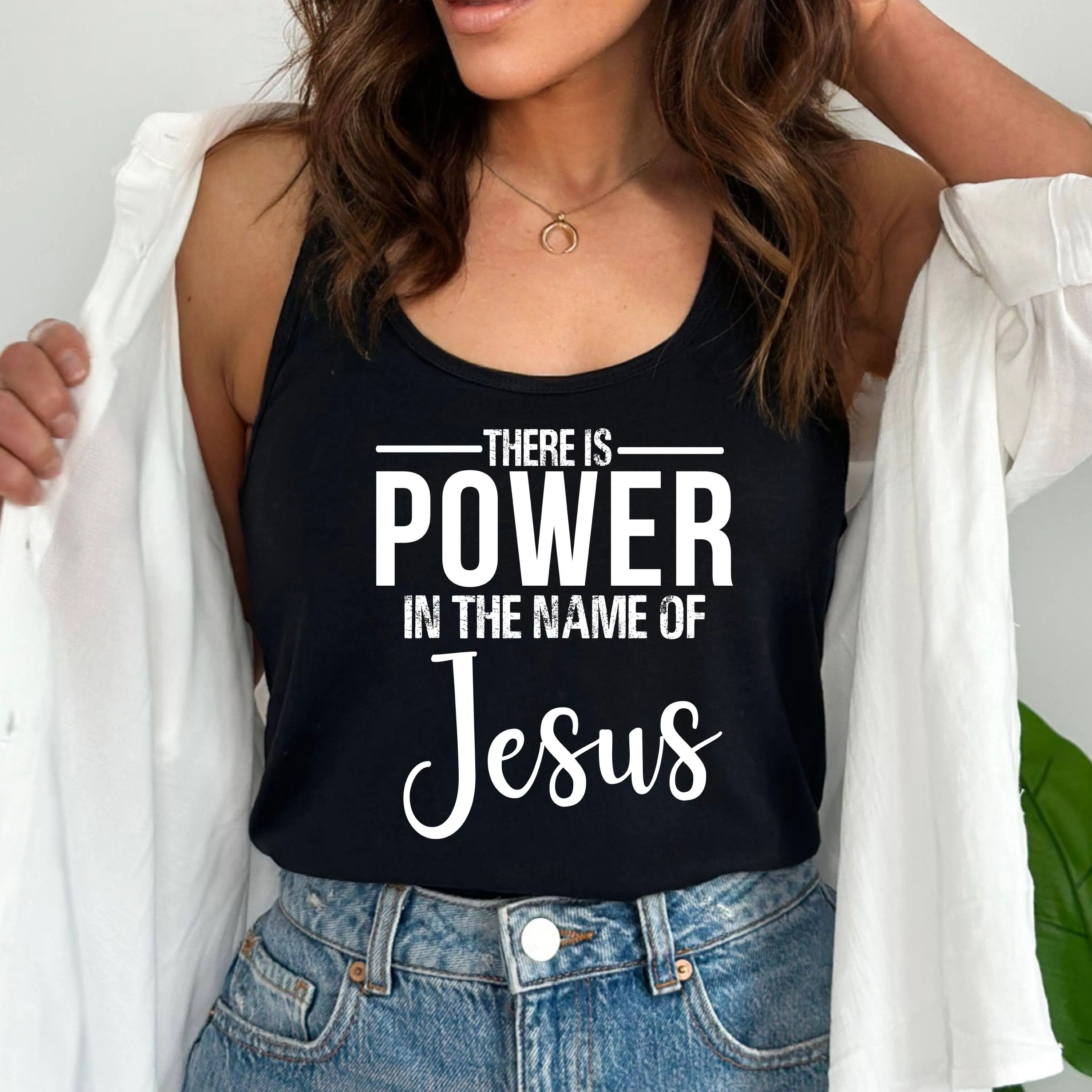 THERE IS POWER IN THE NAMES OF JESUS - Graphic Tee Shirt