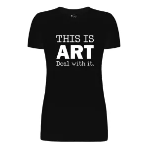 This is ART Women's Short Sleeve Graphic Tee