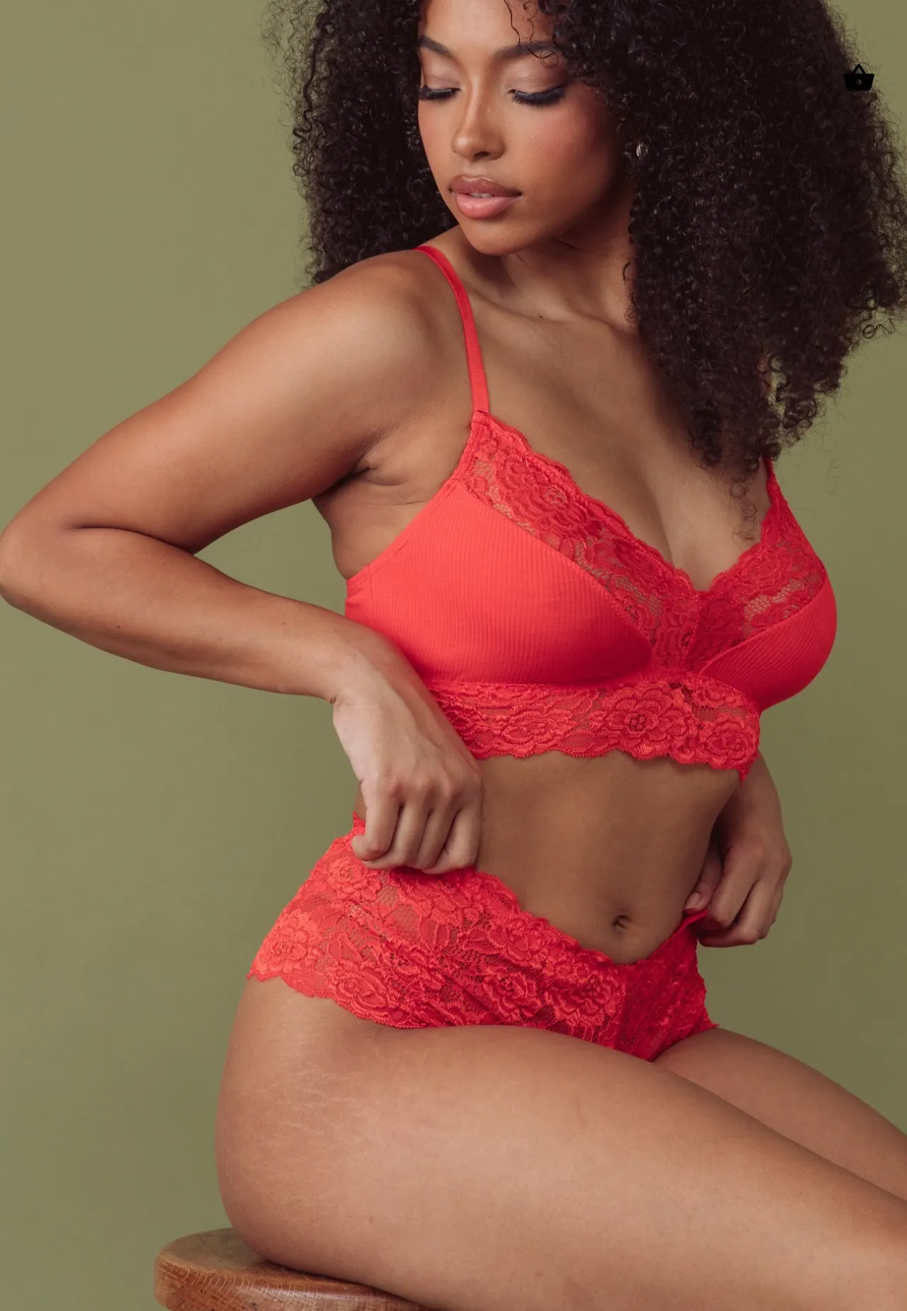 Tigerlily V-Neck Bralette