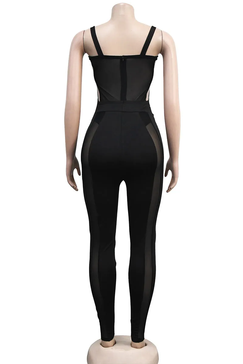 UF0241 Mesh Bodysuit and Leggings Set