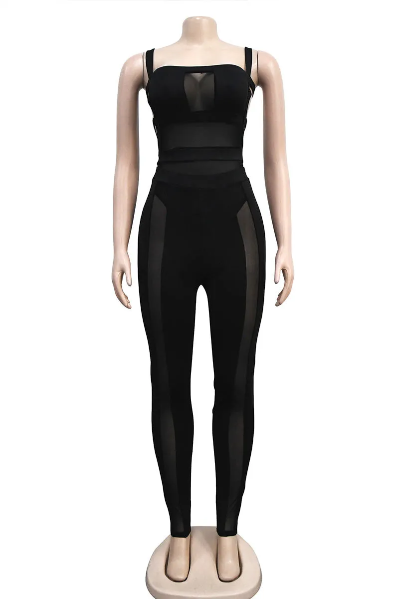 UF0241 Mesh Bodysuit and Leggings Set