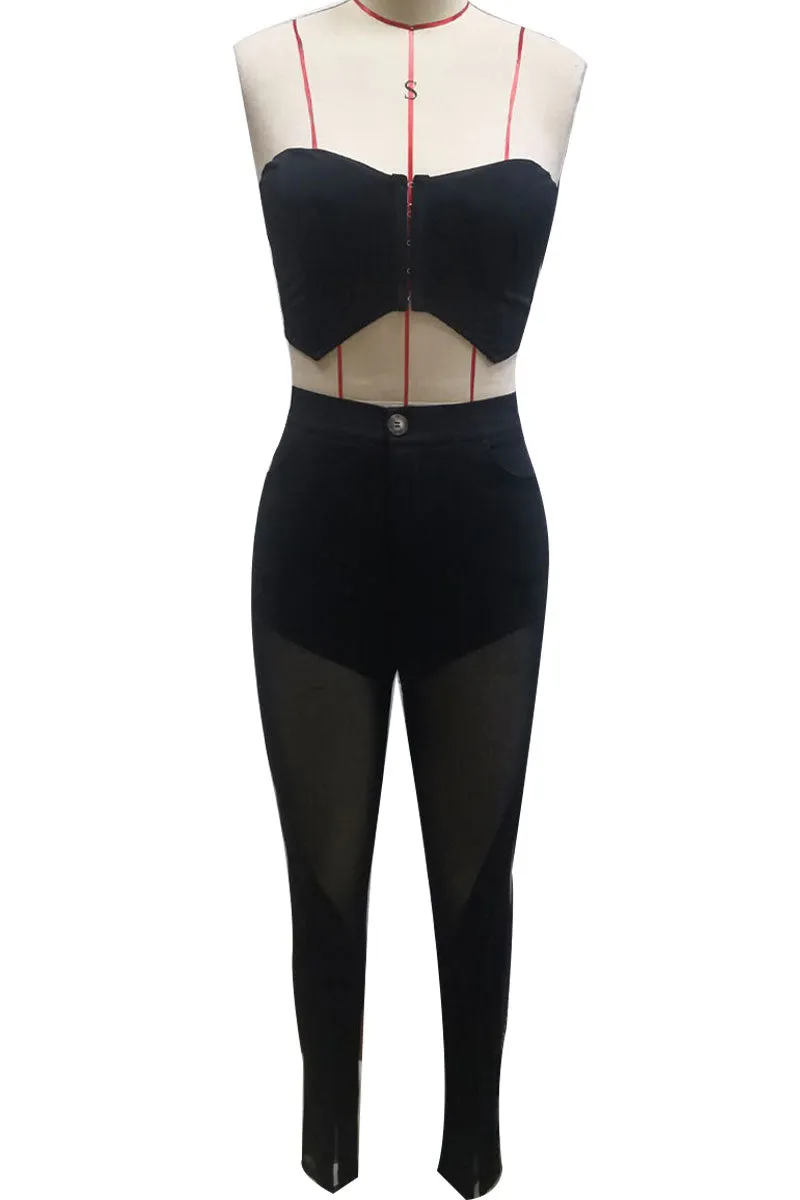 UG0516 Bustier and Tights Set