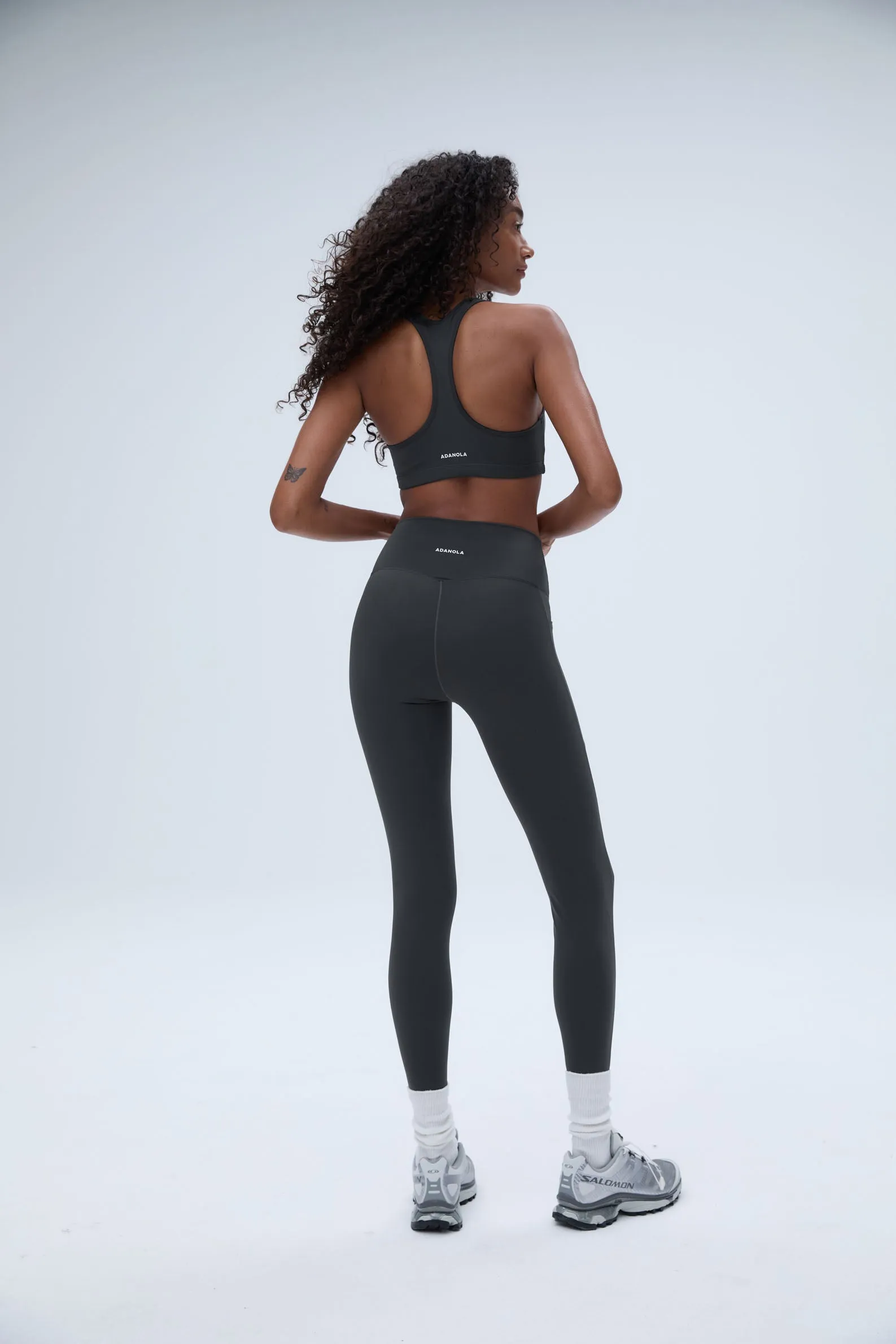 Ultimate Scoop Neck Racer Back Bra - Graphite Grey