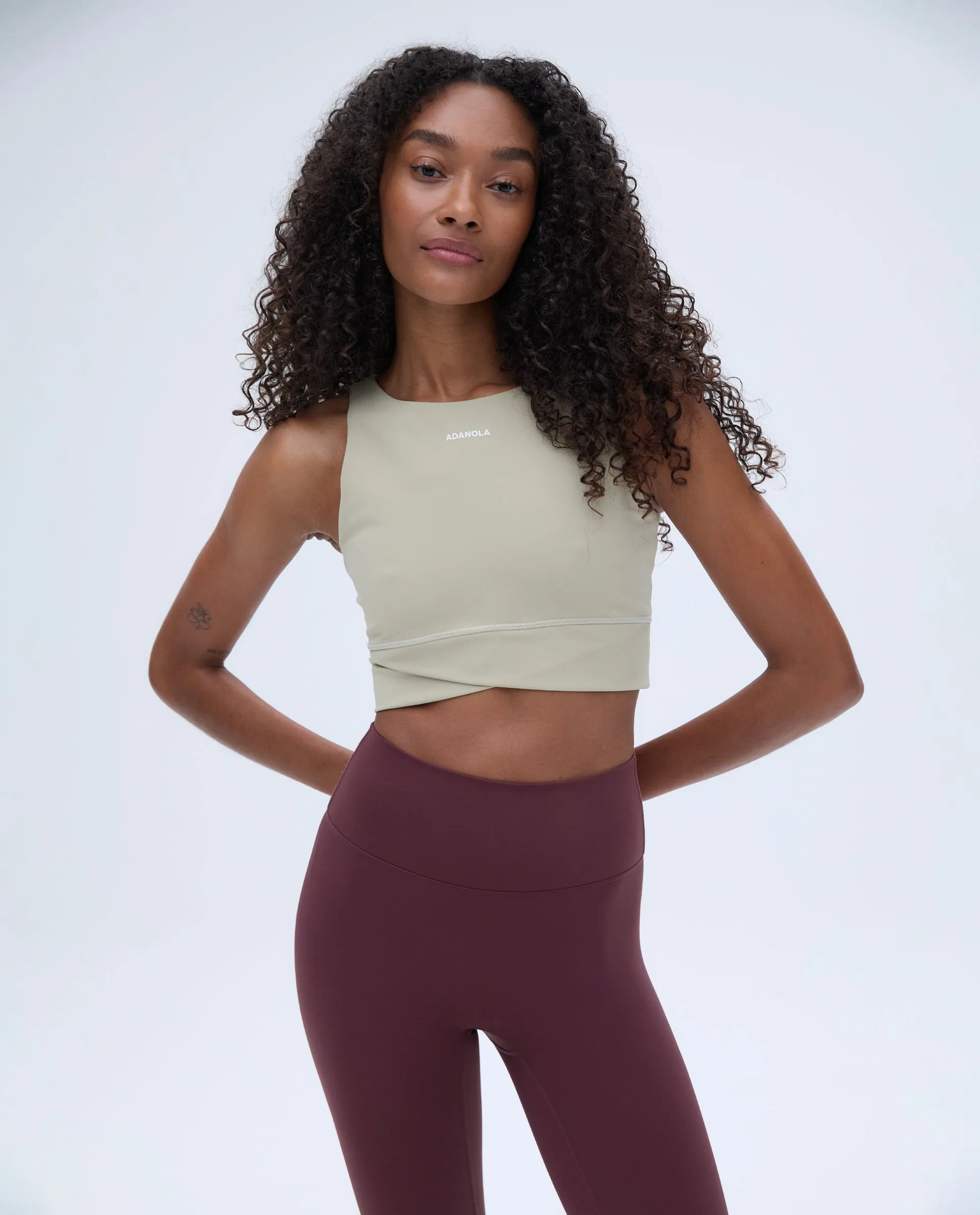 Ultimate Wrap Over Bra - Sand