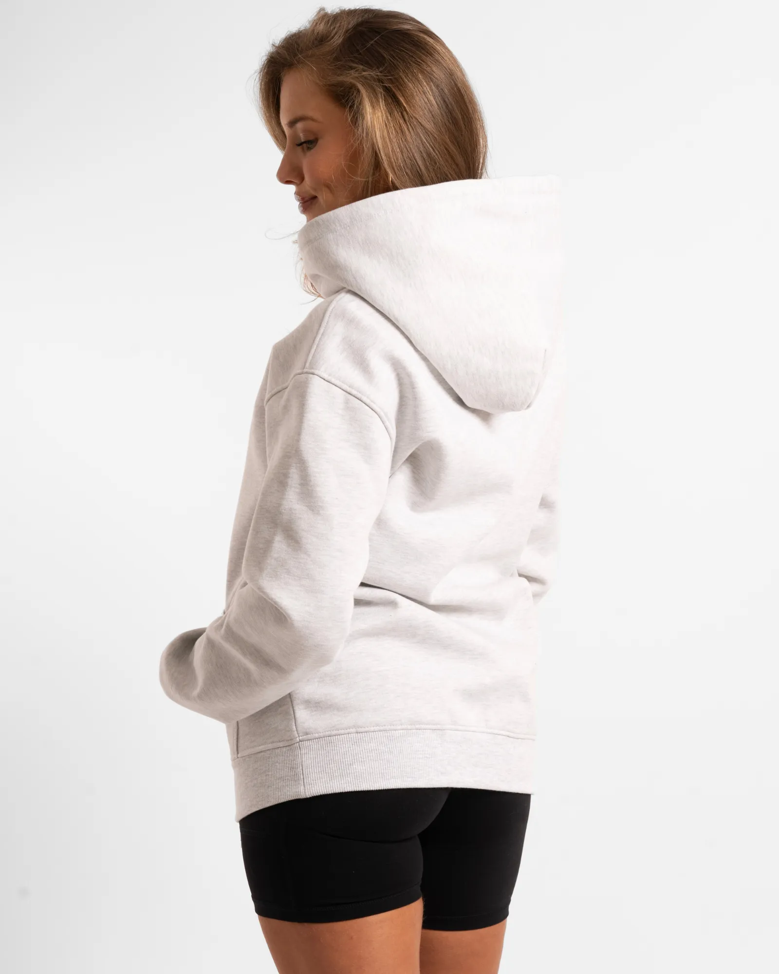 Unisex Oversized Hoodie - Grey Marle
