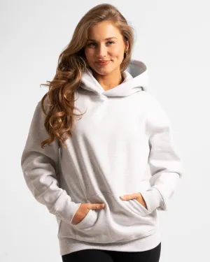 Unisex Oversized Hoodie - Grey Marle