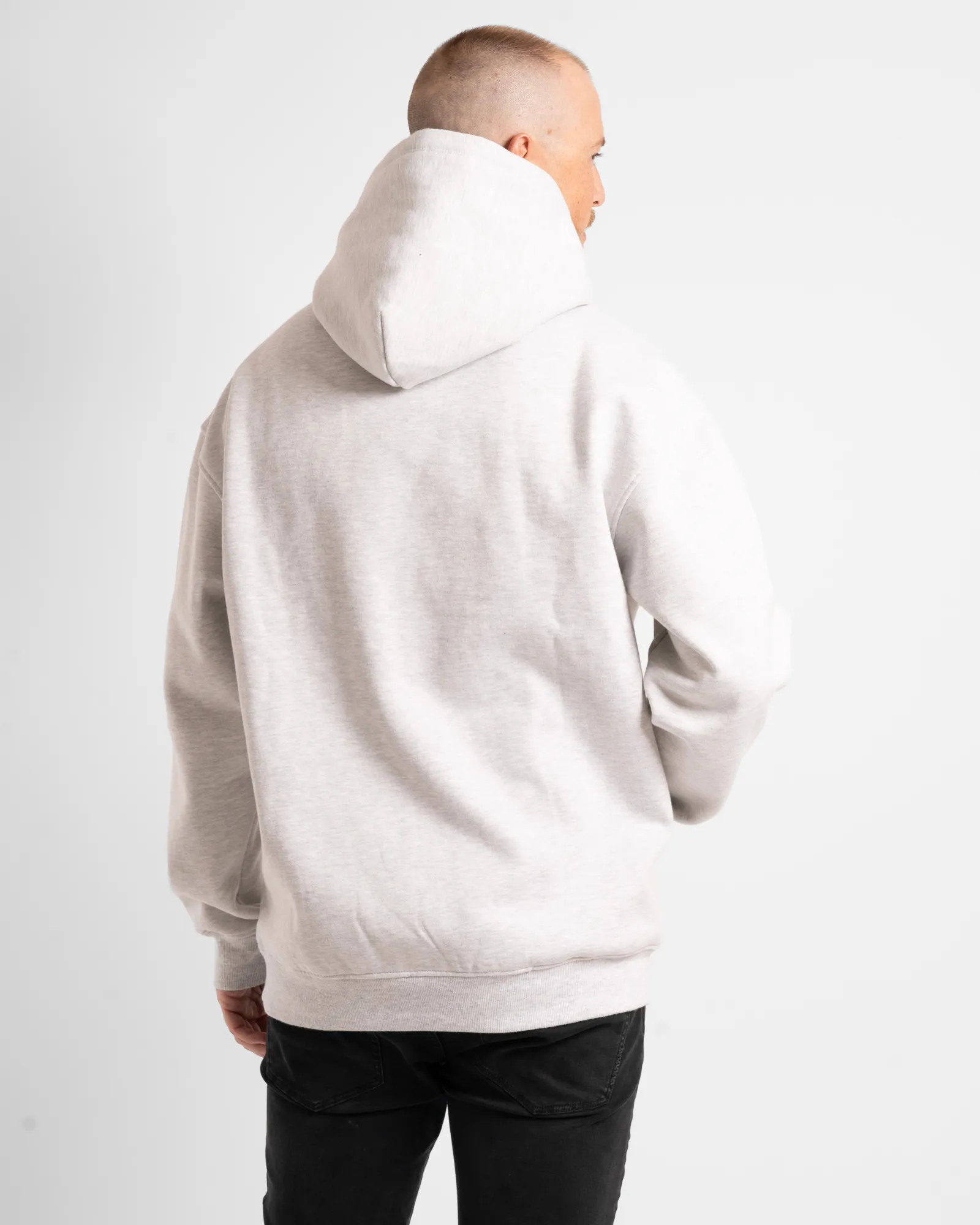 Unisex Oversized Hoodie - Grey Marle