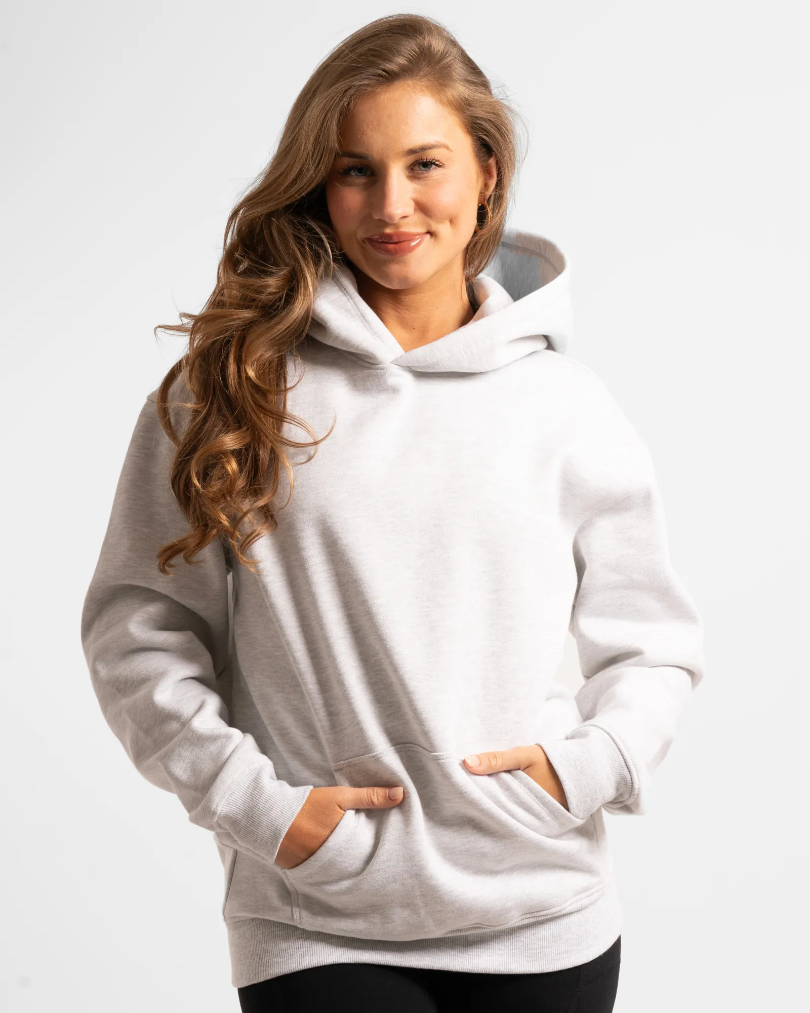 Unisex Oversized Hoodie - Grey Marle