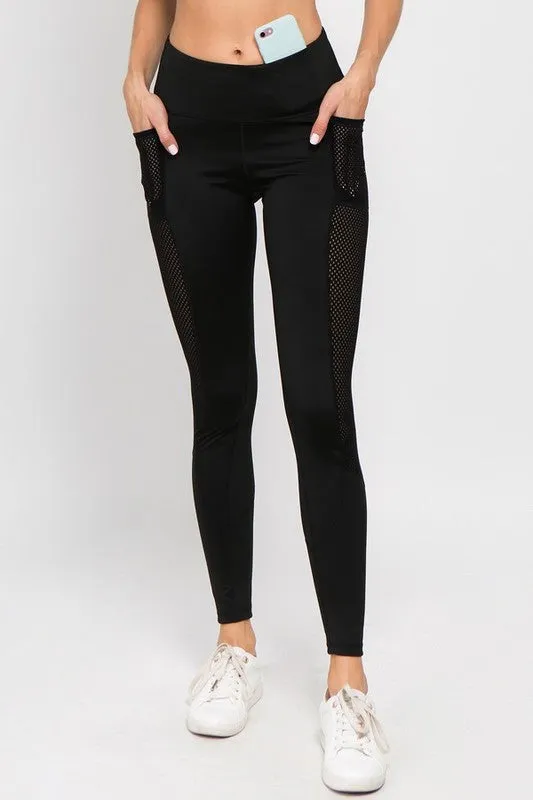 Velocity Mesh Pocket Leggings