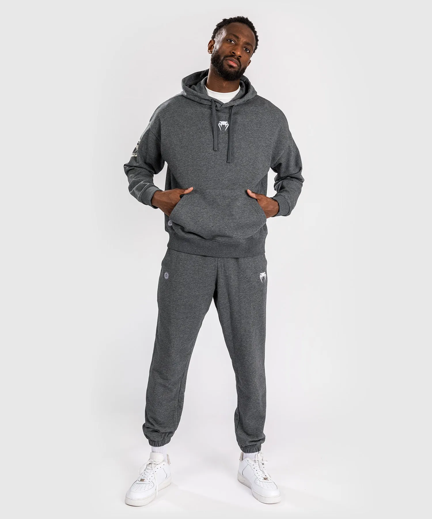 Venum Vortex XL Lite Heren Hoodie - Donker Heather Grijs