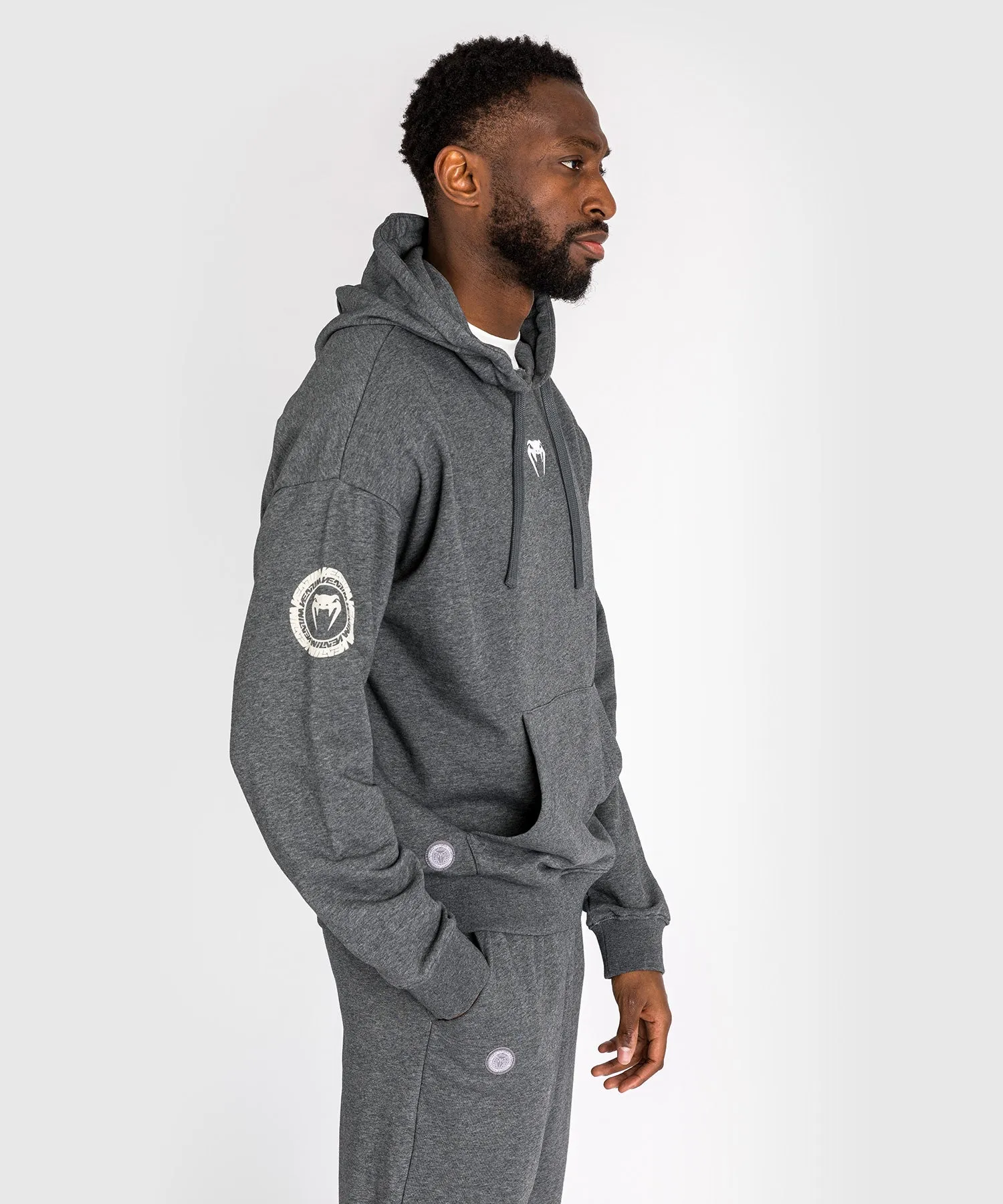 Venum Vortex XL Lite Heren Hoodie - Donker Heather Grijs