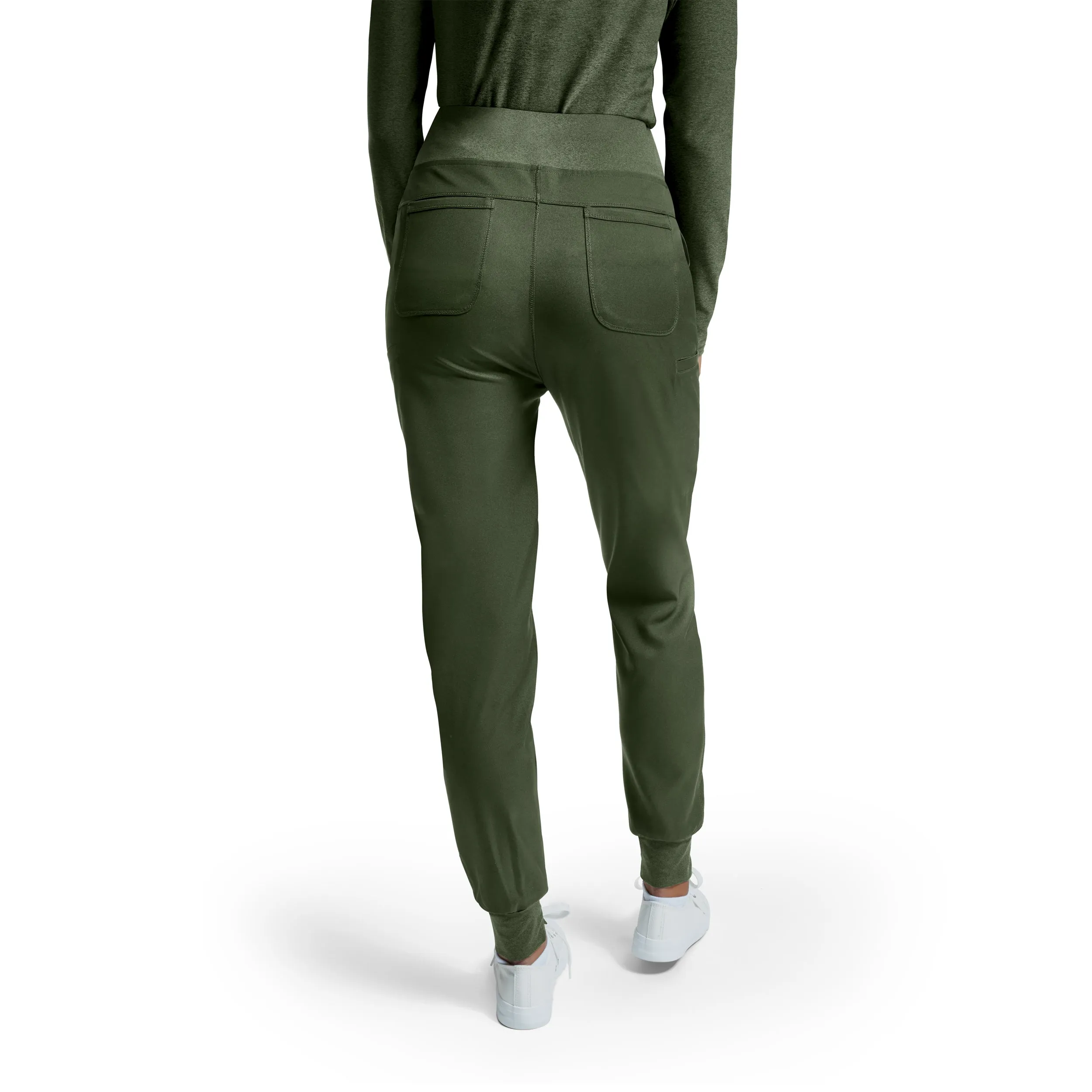 VIBE WB420 Women's Jogger Scrub Pants Olive