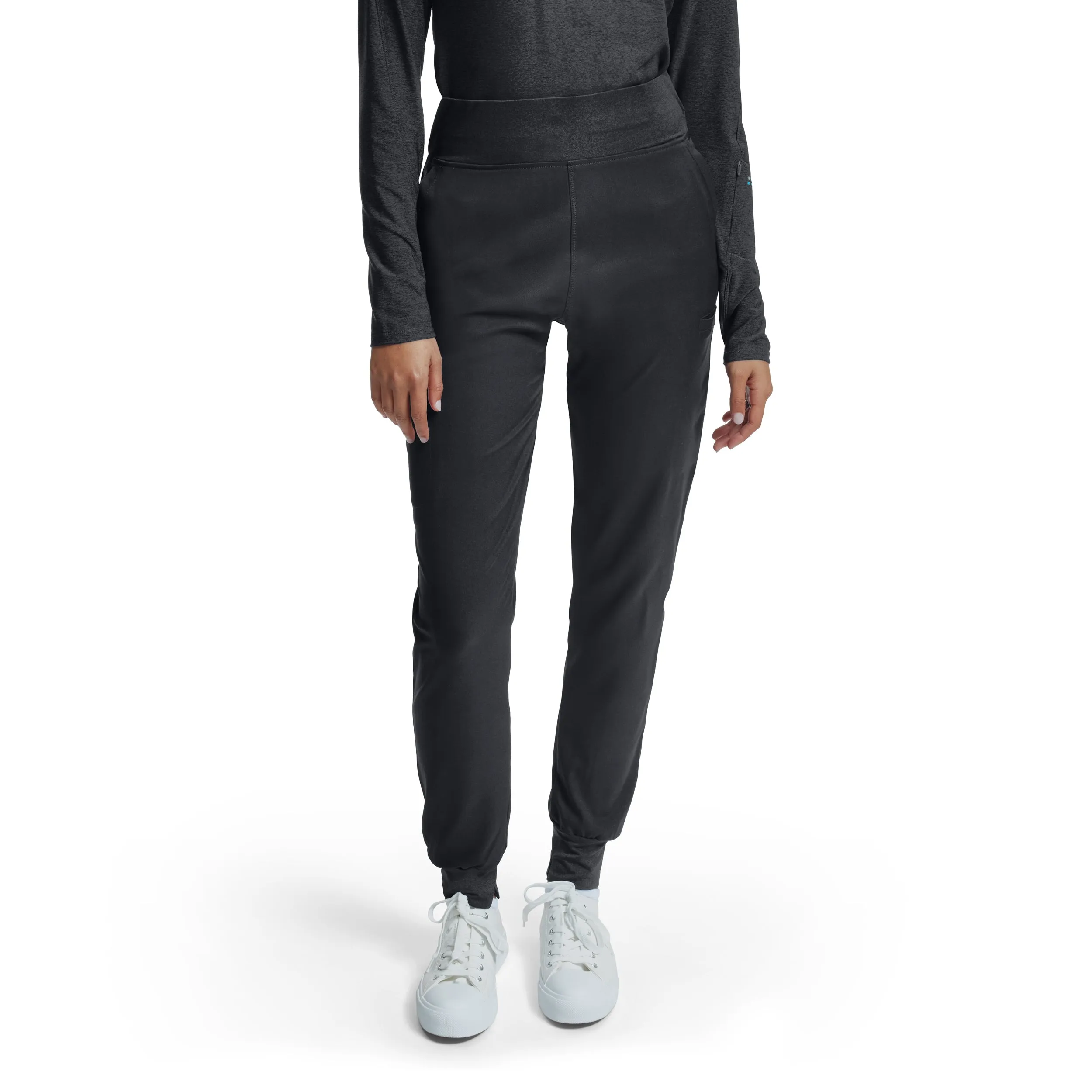 VIBE WB420 Women's Jogger Scrub Pants Pewter