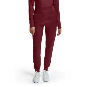 VIBE WB420 Women's Jogger Scrub Pants Wine