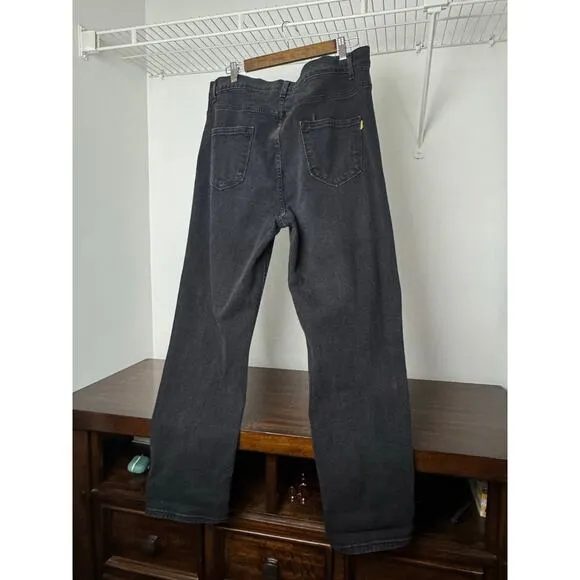 Vibrant m.i.u. Black Denim Jeans Distressed Jeans 3X (20)
