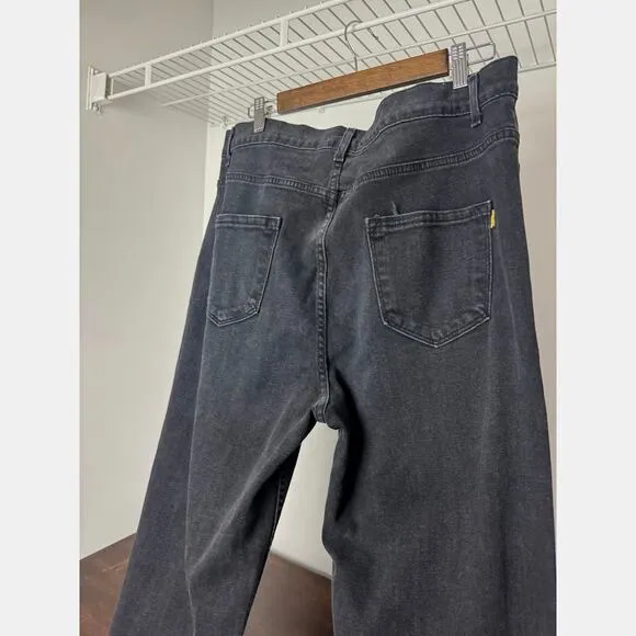 Vibrant m.i.u. Black Denim Jeans Distressed Jeans 3X (20)