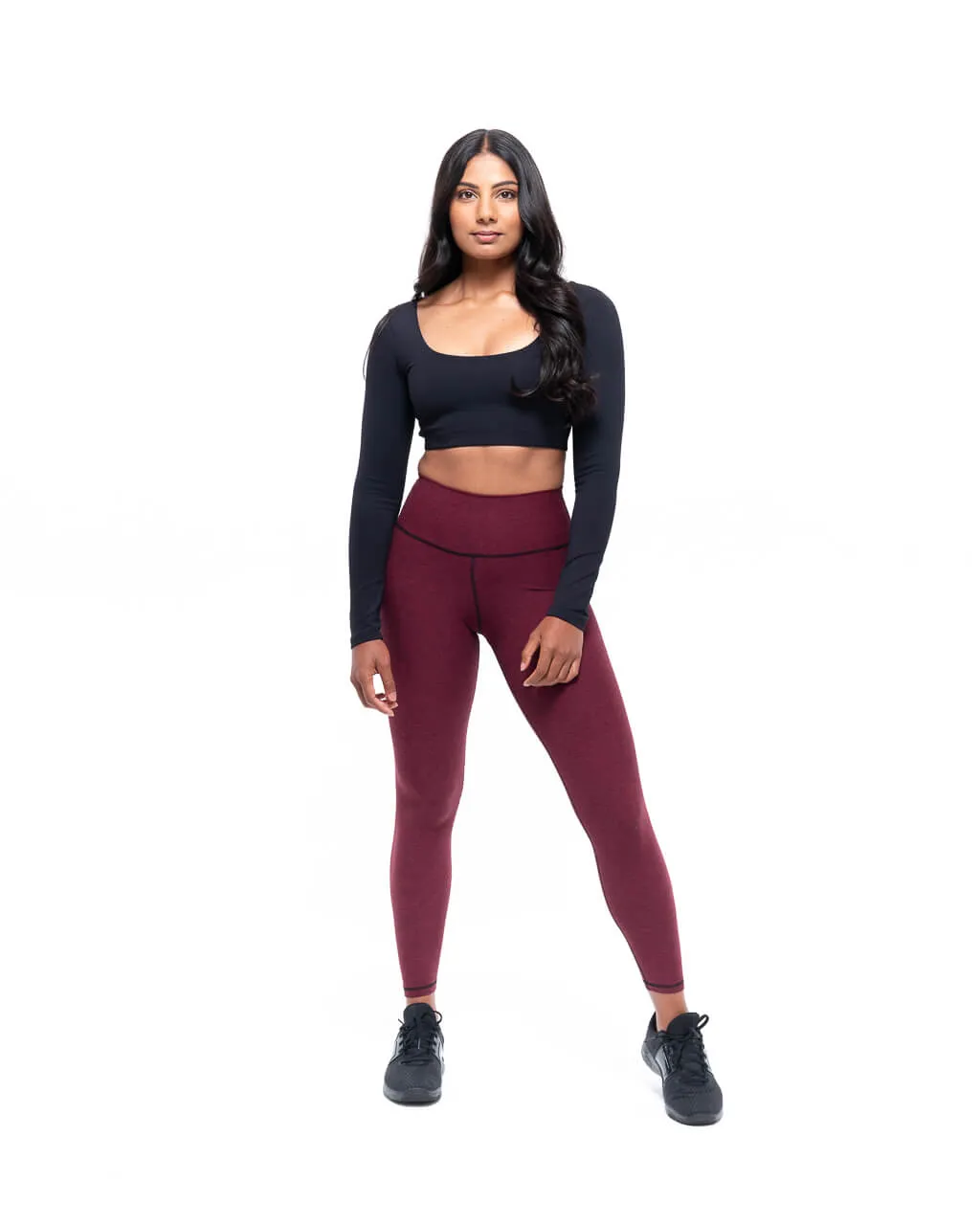 Vital Long Sleeve Bra | Black