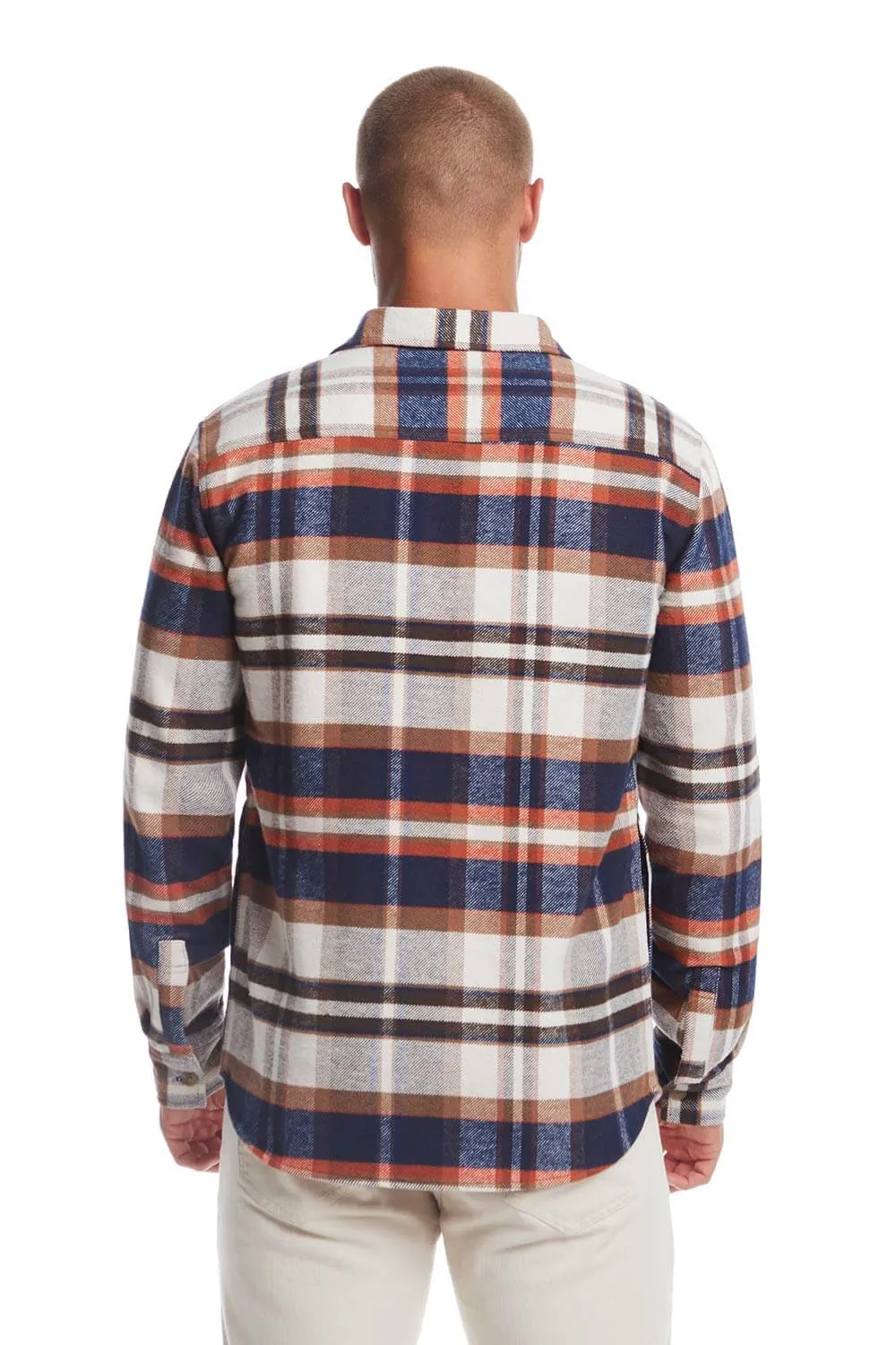 Weatherproof Vintage Brushed Lumber Jack Shirt Jacket for Men in Natural | F2488133GK-NATURAL